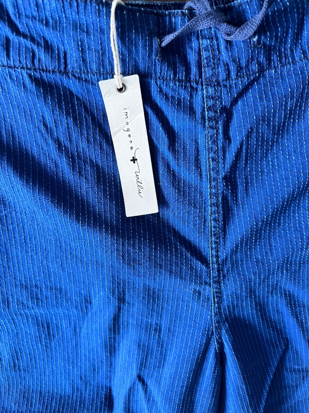the flight pant in sashiko indigo - Picture 6 of 7